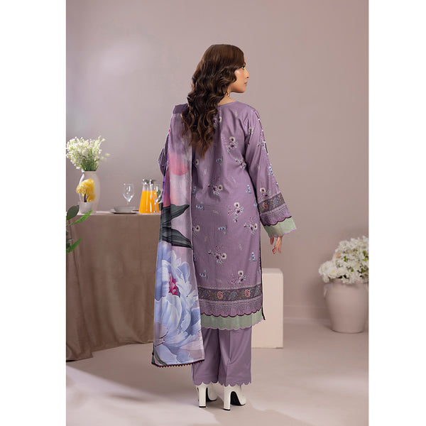 Salina Weaving Dobby By Regalia Printed Lawn Unstitched 3 Pcs Suit - 1