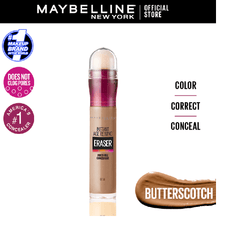 Maybelline New York Instant Age Rewind Eraser Dark Circles Treatment Concealer, 142 Butter Scotch, Concealer, Maybelline, Chase Value