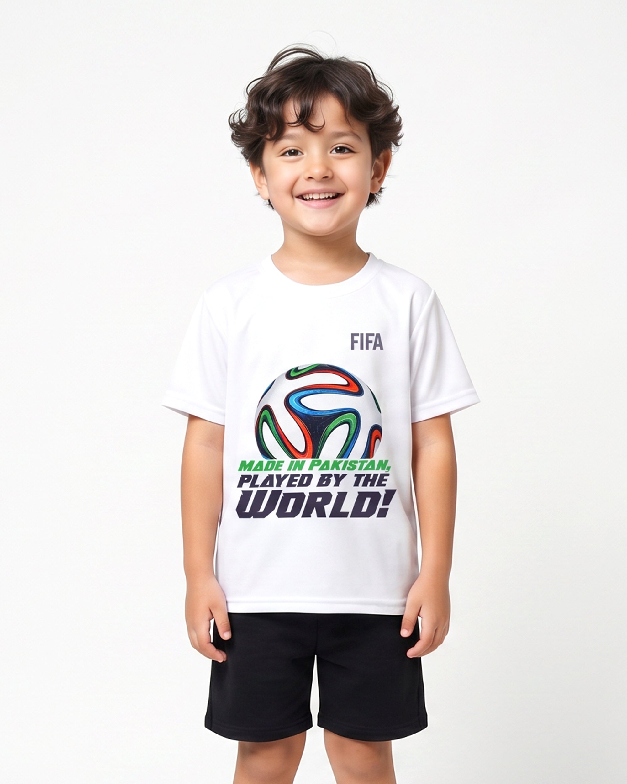 Valuables Boys' Play by the World Sublimation Half Sleeves T-Shirt