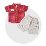 Newborn Girls Half Sleeves Suits