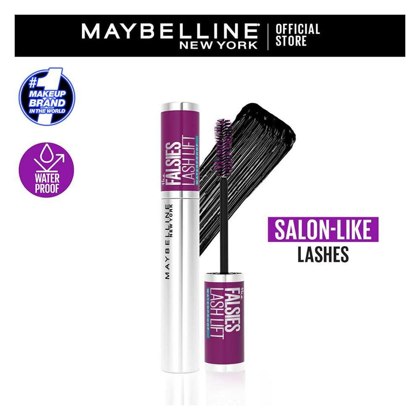 Maybelline New York The Falsies Lash Lift Mascara, Waterproof, Very Black, Mascara, Maybelline, Chase Value