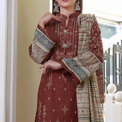 Signature Khaddar Printed Unstitched 3Pcs Suit V2- 2605, Women, 3Pcs Shalwar Suit, VS Textiles, Chase Value