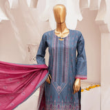Shibra Printed Lawn Unstitched 3Pcs Suit - 5, Women, 3Pcs Shalwar Suit, Leeds Textile, Chase Value