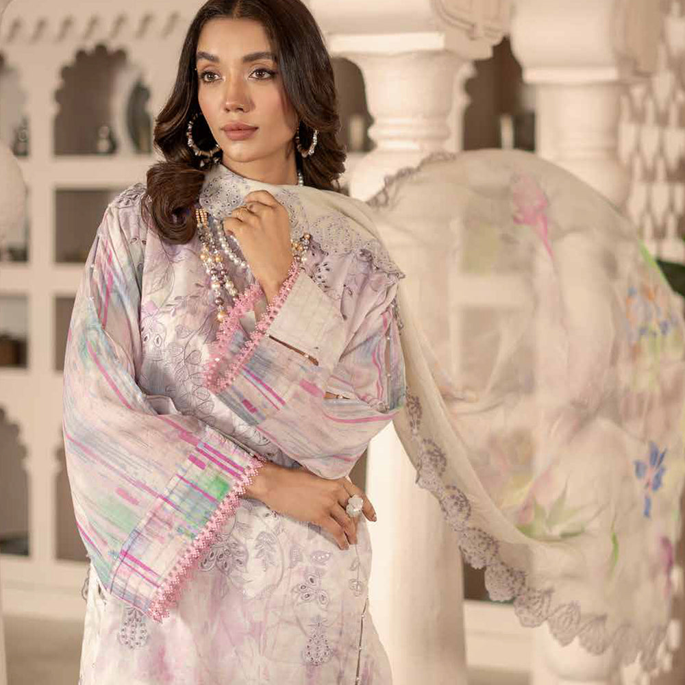 Sunshine Bloom By Al Zohaib Lawn Premium Unstitched 3 Pcs Suit - 2, Women, 3Pcs Shalwar Suit, Al-Zohaib Textiles, Chase Value