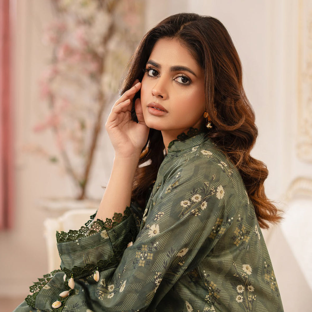 Al Zohaib Colors Digital Printed Unstitched Lawn 3 Pcs Suit - 2, Women, 3Pcs Shalwar Suit, Al-Zohaib Textiles, Chase Value
