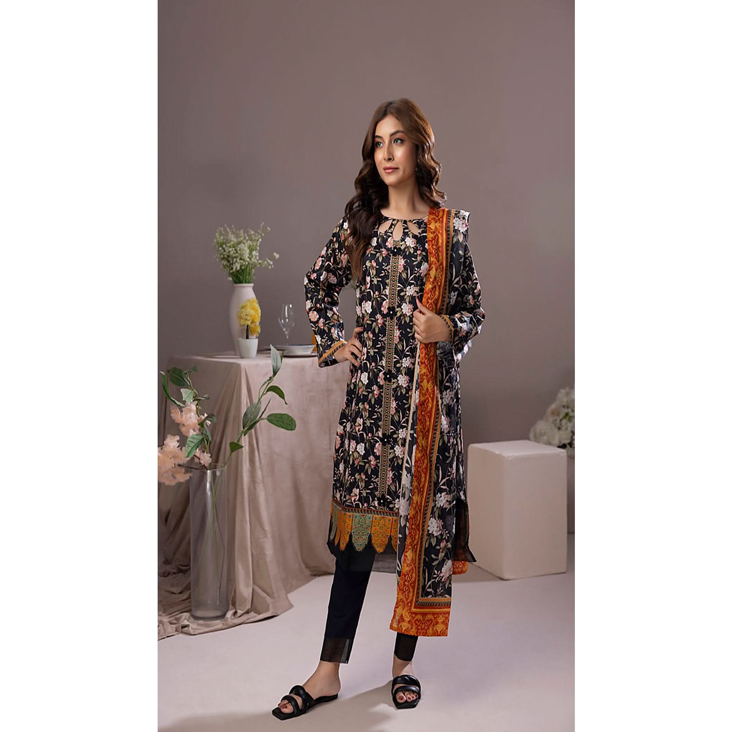 Salina Weaving Dobby By Regalia Printed Lawn Unstitched 3 Pcs Suit - 2, Women, 3Pcs Shalwar Suit, Regalia Textiles, Chase Value