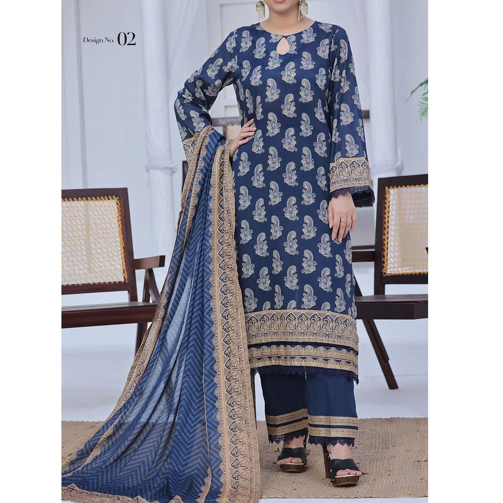 Ayesha Alishba By VS Textile Printed Lawn Unstitched 3Pcs Suit - 596, Women, 3Pcs Shalwar Suit, VS Textile, Chase Value