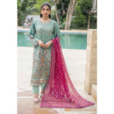 Schick Chantelle Luxury Chiffon Embroidered Unstitched 3Pcs Suit - 1, Women, 3Pcs Shalwar Suit, MI Creation, Chase Value