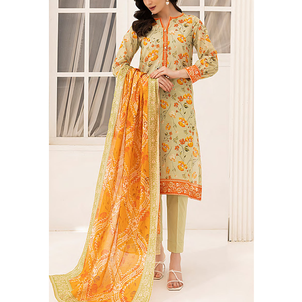 Sana & Sara Laira BY Salitex Lawn Printed Unstitched 3Pcs Suit - 69, Women, 3Pcs Shalwar Suit, Salitex, Chase Value