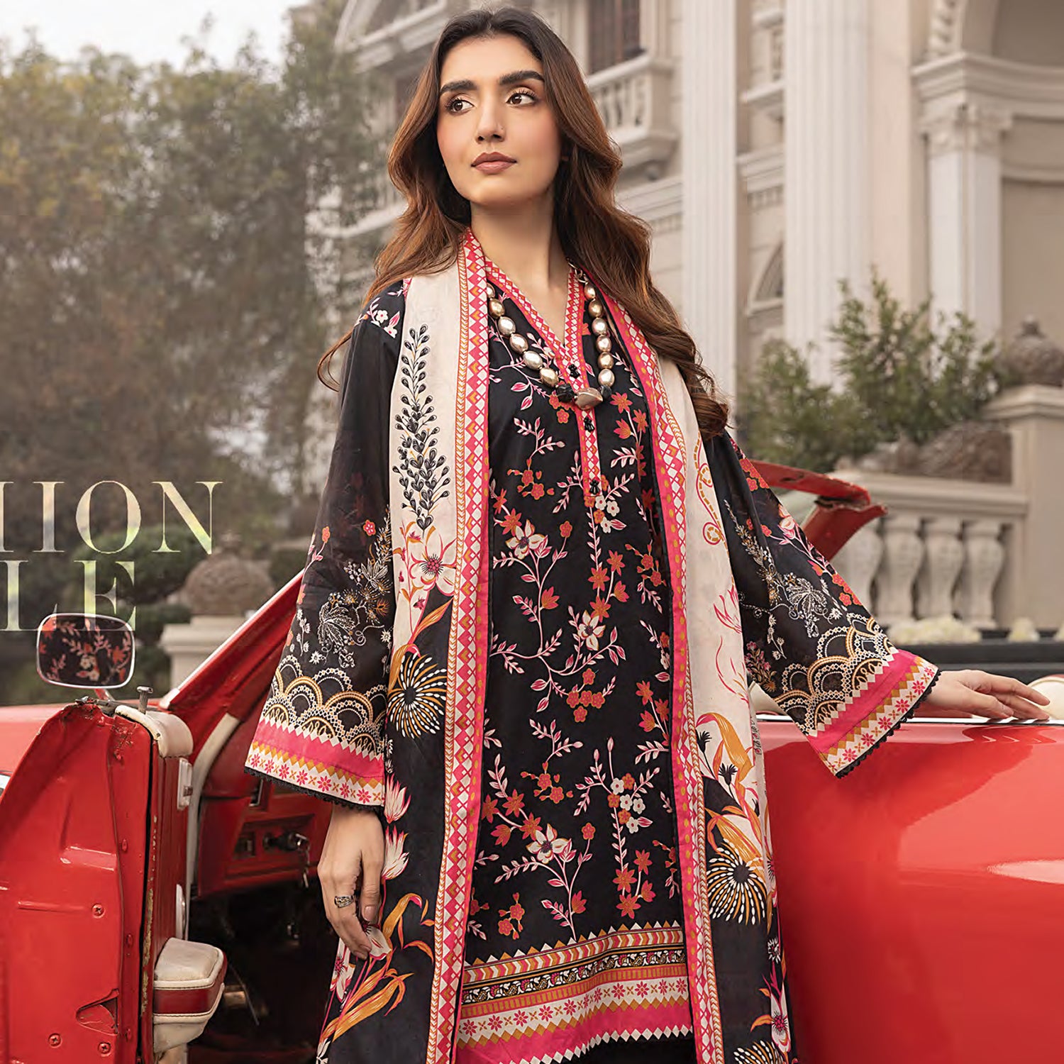 Komal By LSM Textiles Lawn Printed Unstitched 3Pcs Suit - LG-RL-0167, Women, 3Pcs Shalwar Suit, LSM Textiles, Chase Value