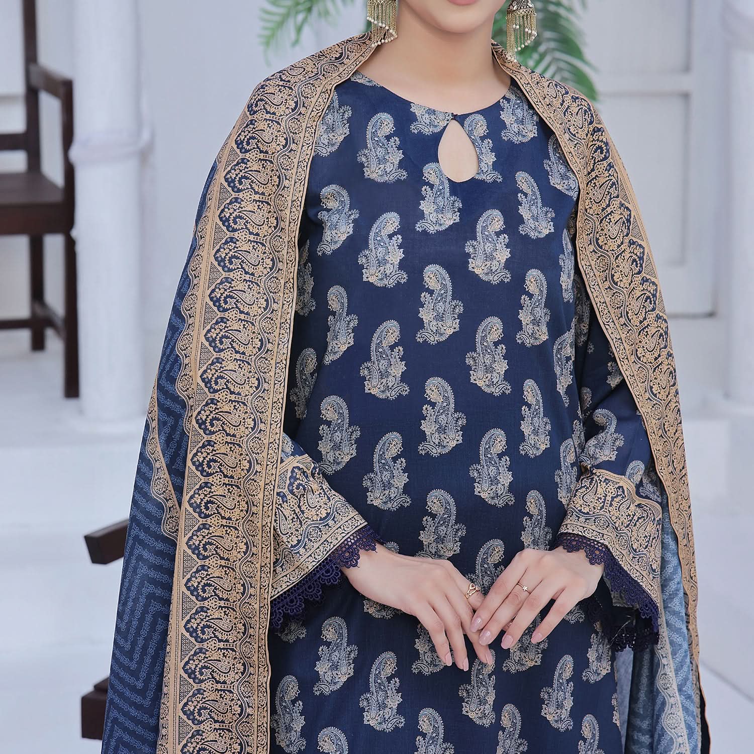 Ayesha Alishba By VS Textile Printed Lawn Unstitched 3Pcs Suit - 596, Women, 3Pcs Shalwar Suit, VS Textile, Chase Value