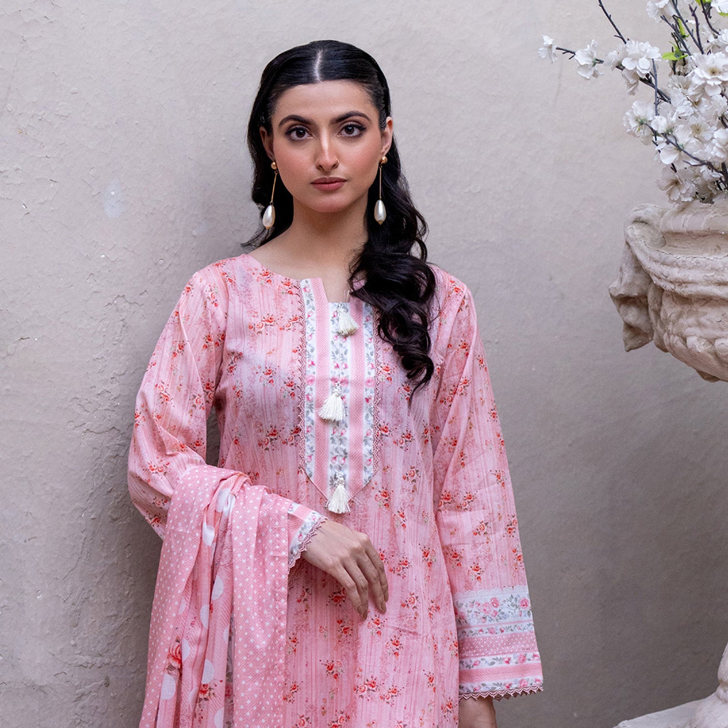 Salina By Regalia Lawn Printed Unstitched 3Pcs Suit V-4 - 2, Women, 3Pcs Shalwar Suit, Regalia Textiles, Chase Value