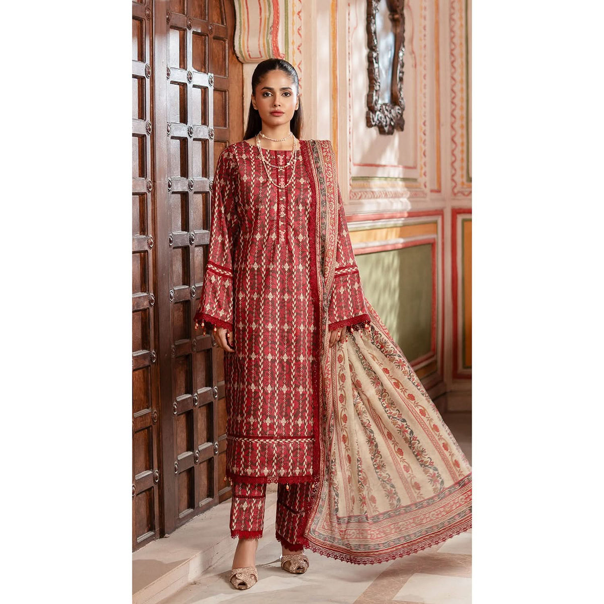 Colors Identic Separates By Al Zohaib Digital Printed 3 Pcs Suit - 3, Women, 3Pcs Shalwar Suit, Al-Zohaib Textiles, Chase Value