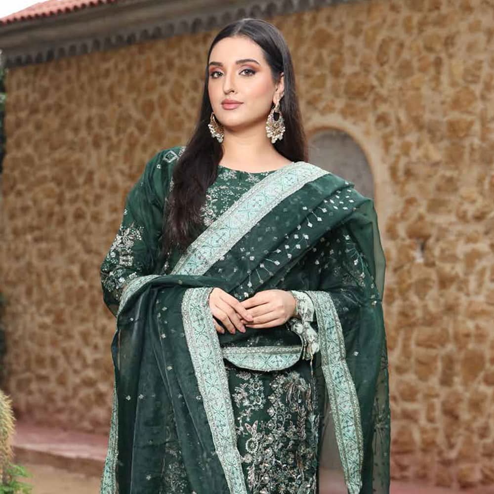Schick Shehnai Embroidered Unstitched 3pcs Suit  - 4, Women, 3Pcs Shalwar Suit, MI Creation, Chase Value