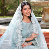 Dil Ruba By Dr. Haris Luxury Organza Embroidered Unstitched 3Pcs Suit - 1, Women, 3Pcs Shalwar Suit, MI Creation, Chase Value