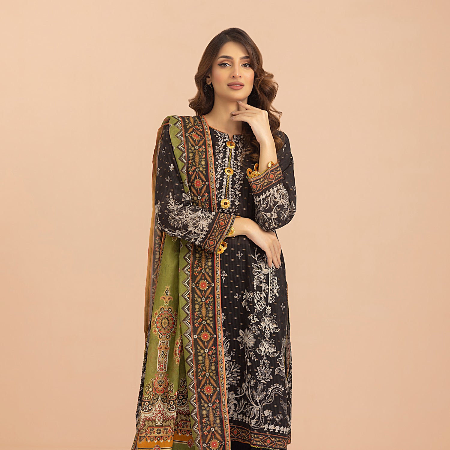 Salina Jacquard By Regalia Textile Printed Unstitched 3 Pcs Suit - 2, Women, 3Pcs Shalwar Suit, Regalia Textiles, Chase Value