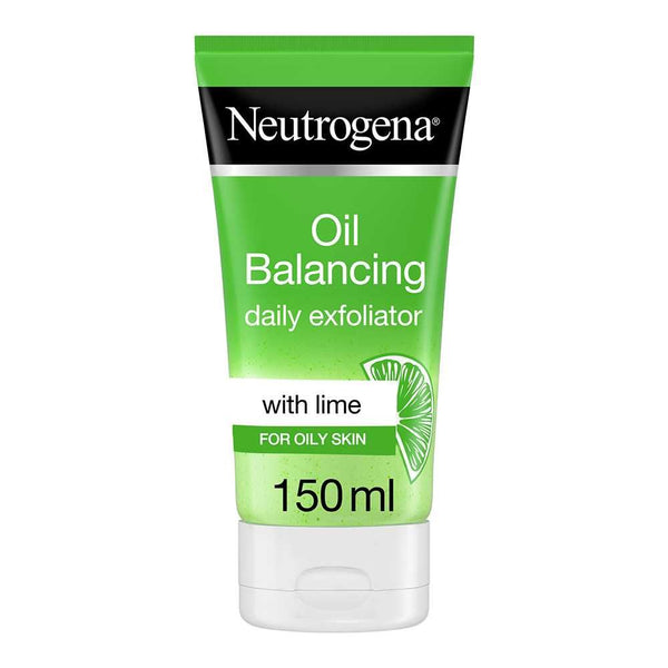 Neutrogena Oil Balancing Daily Exfoliator With Lime, For Oily Skin, 150ml, Face Washes, Neutrogena, Chase Value