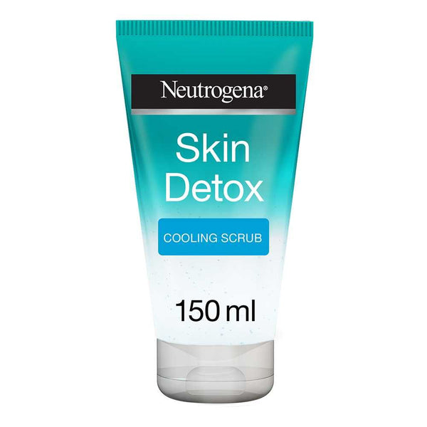 Neutrogena Skin Detox Cooling Scrub, All Skin Types, 150ml, Face Washes, Neutrogena, Chase Value