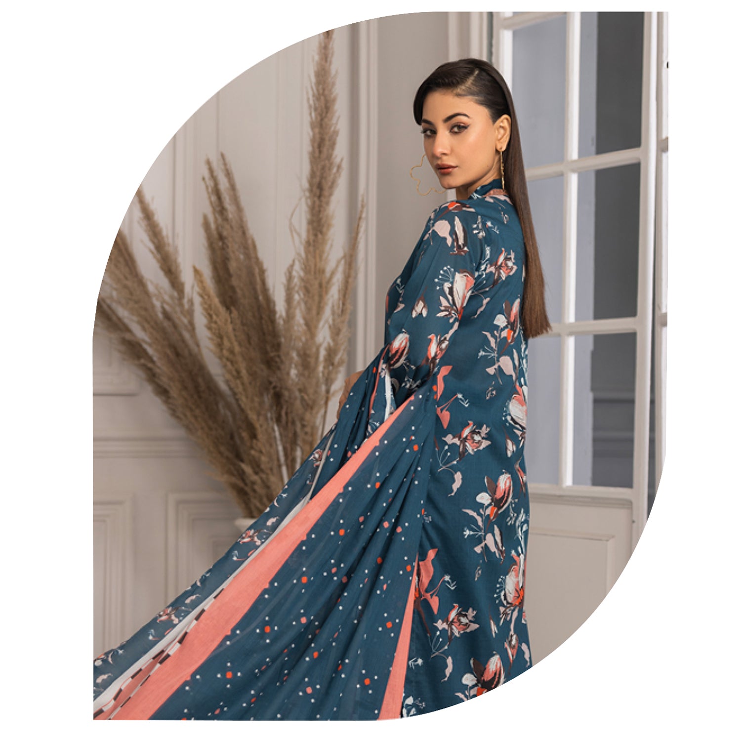 Zohra Classic By Motifz Lawn Digital Printed Unstitched Suit 3-Pcs - 2, Women, 3Pcs Shalwar Suit, Motifz, Chase Value