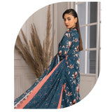 Zohra Classic By Motifz Lawn Digital Printed Unstitched Suit 3-Pcs - 2, Women, 3Pcs Shalwar Suit, Motifz, Chase Value