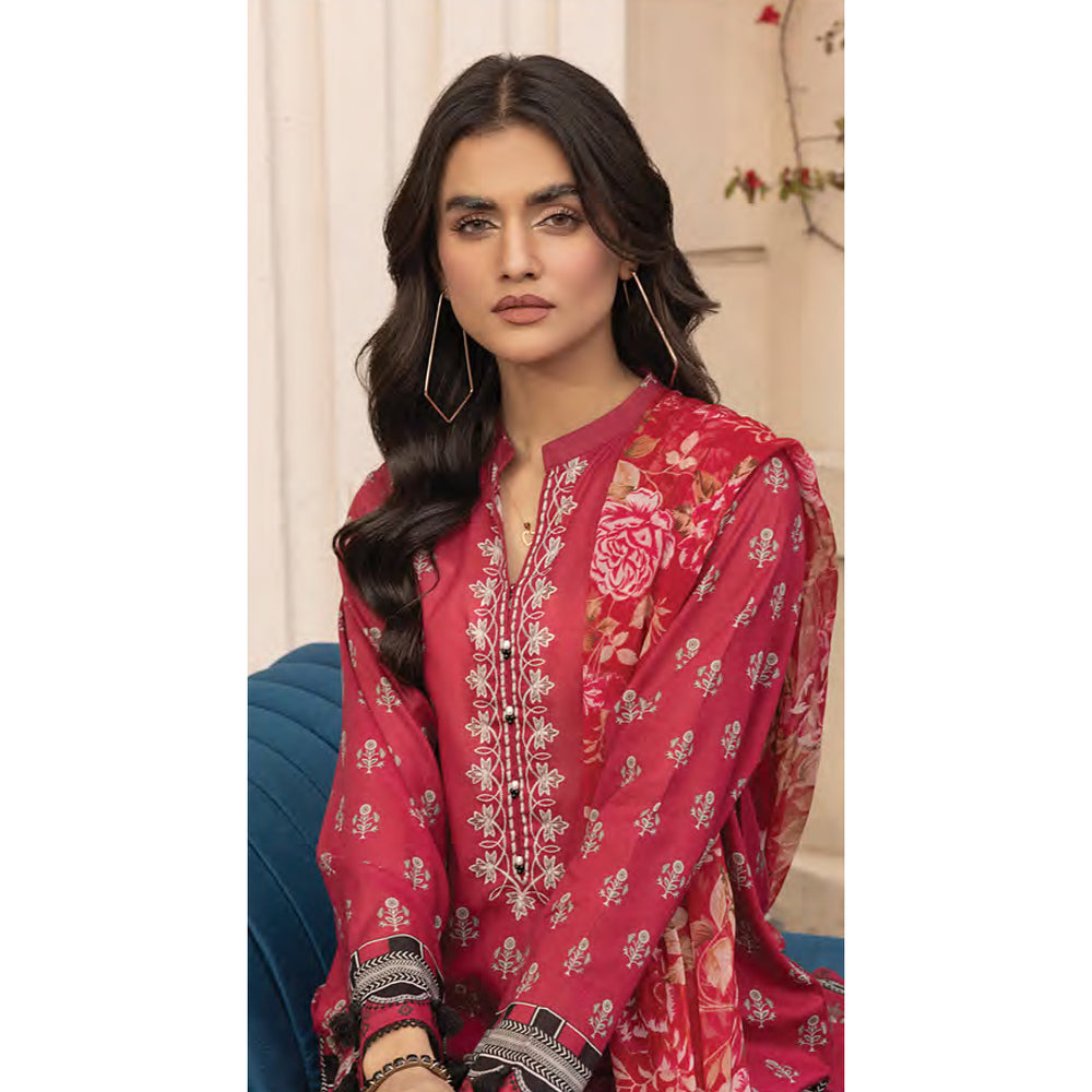 Komal By LSM Textiles Lawn Printed Unstitched 3Pcs Suit - LG-MM-0304, Women, 3Pcs Shalwar Suit, LSM Textiles, Chase Value