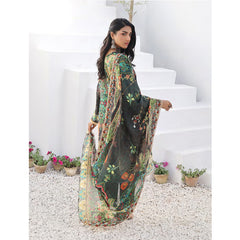 Janan Printed Lawn Embroidered  Suit 3Pcs with Cut Work Dupatta - 2