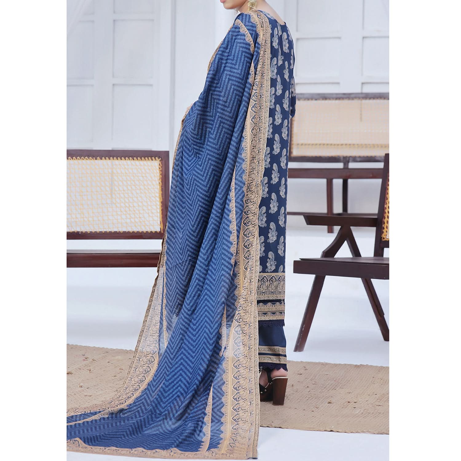 Ayesha Alishba By VS Textile Printed Lawn Unstitched 3Pcs Suit - 596, Women, 3Pcs Shalwar Suit, VS Textile, Chase Value