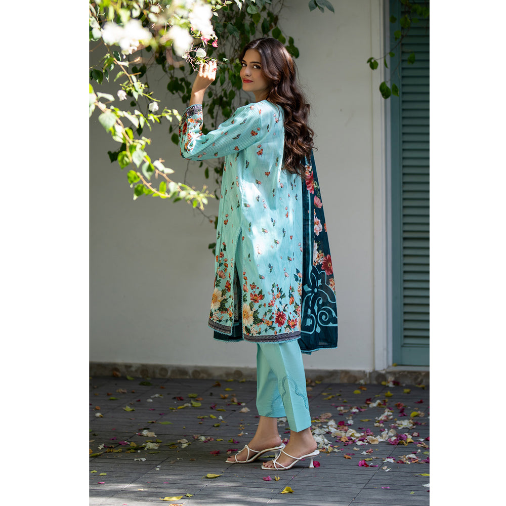 Salina Unstitched Lawn Digital Printed 3 Pcs Suit - 2, Women, 3Pcs Shalwar Suit, Regalia Textiles, Chase Value