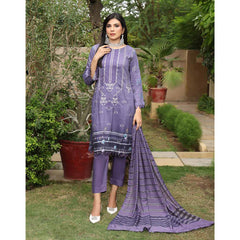 Schick Viscose Embroidered Un-sitiched 3pcs Suit  - 9