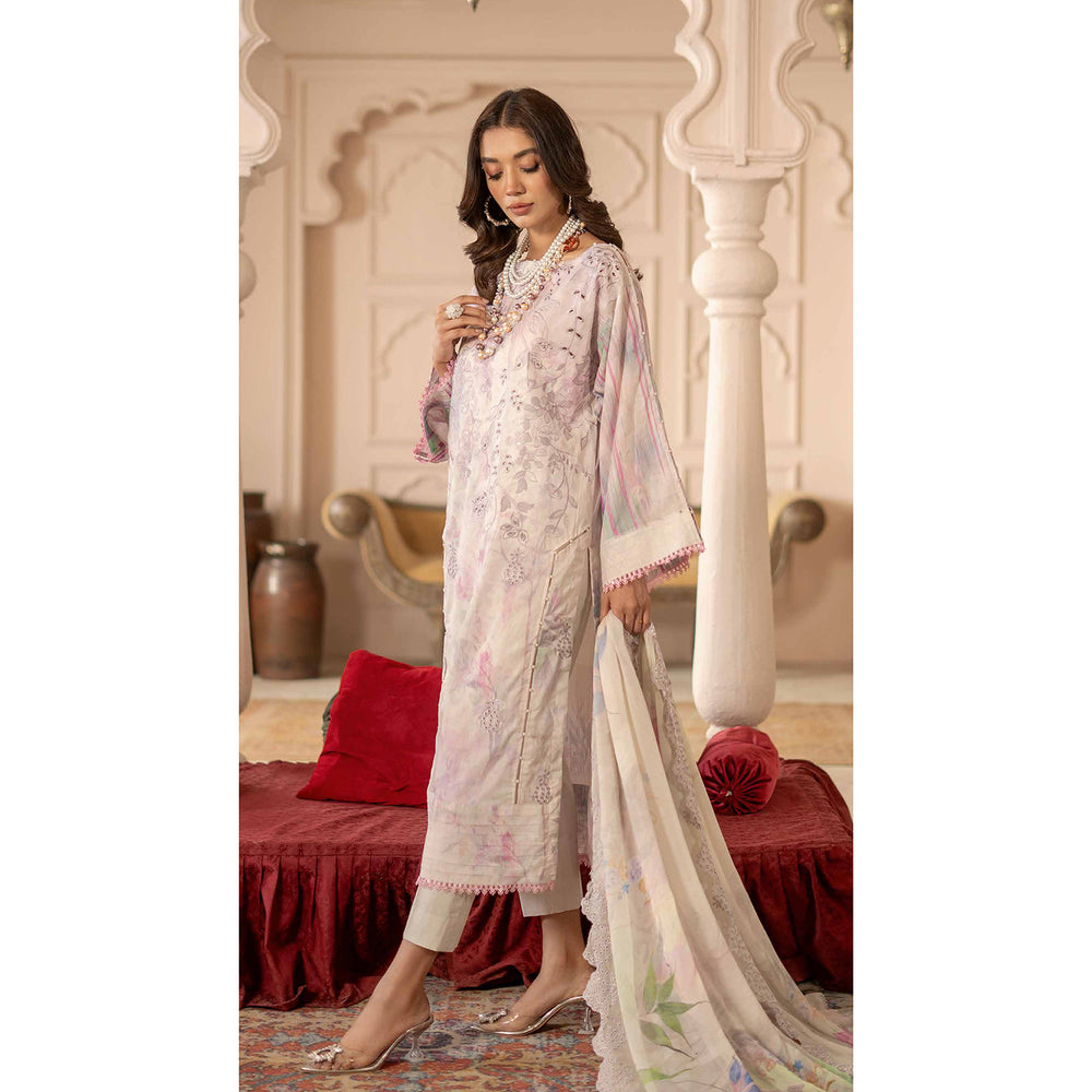 Sunshine Bloom By Al Zohaib Lawn Premium Unstitched 3 Pcs Suit - 2, Women, 3Pcs Shalwar Suit, Al-Zohaib Textiles, Chase Value