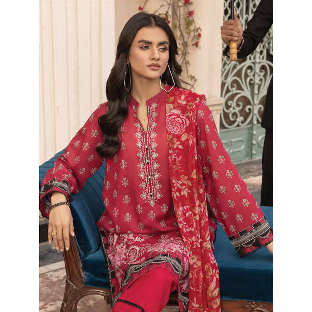 Komal By LSM Textiles Lawn Printed Unstitched 3Pcs Suit - LG-MM-0304, Women, 3Pcs Shalwar Suit, LSM Textiles, Chase Value