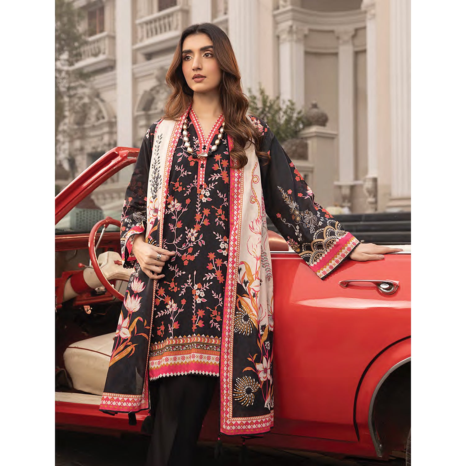 Komal By LSM Textiles Lawn Printed Unstitched 3Pcs Suit - LG-RL-0167, Women, 3Pcs Shalwar Suit, LSM Textiles, Chase Value