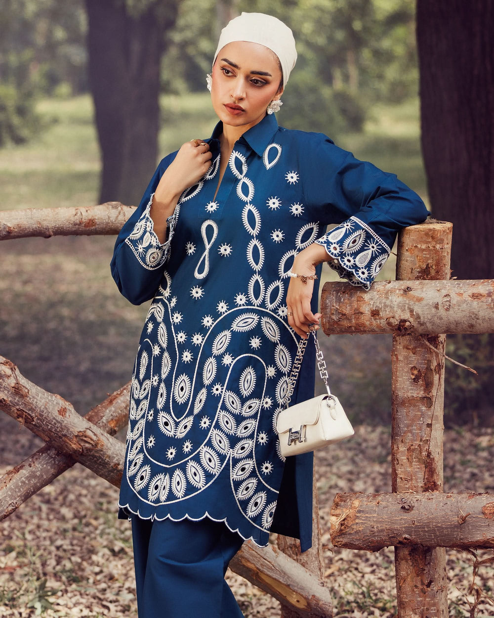 Valuables Women Fusion Embroidered 2-Piece Suit, Women Shalwar Suits, Chase Value, Chase Value