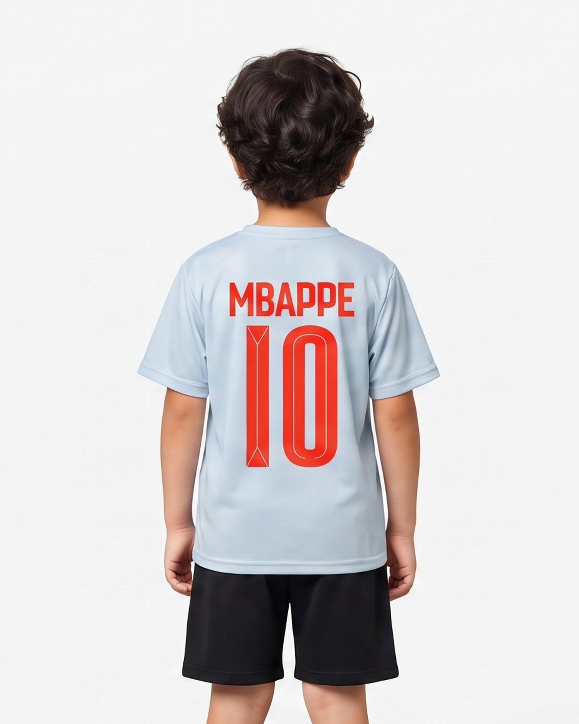 Valuables Boys' Mbappé Sublimation Half Sleeves T-Shirt