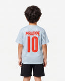 Valuables Boys' Mbappé Sublimation Half Sleeves T-Shirt