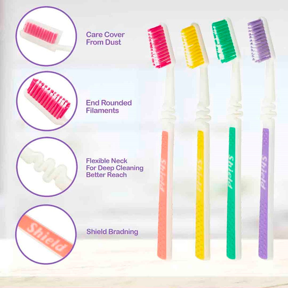 Shield Tooth Brush Flex Adult, Oral Care, Shield, Chase Value