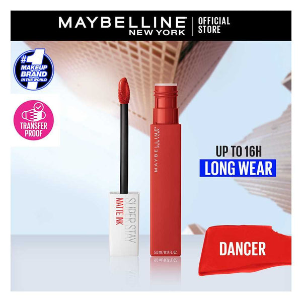 Maybelline Superstay Matte Ink Lipstick, 118, Dancer, Lip Gloss And Balm, Maybelline, Chase Value