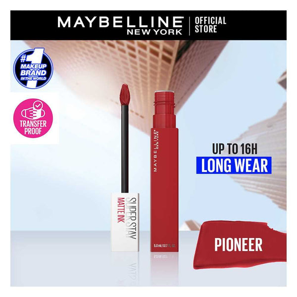 Maybelline New York Superstay Matte Ink Lipstick, 20, Pioneer, Lip Gloss And Balm, Maybelline, Chase Value