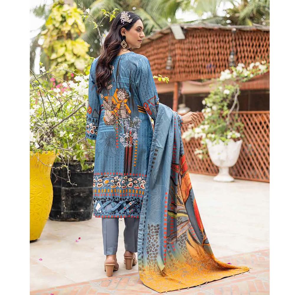 Schick Chambery Embroidered Un-stitched 3ps Suit - 6, Women, 3Pcs Shalwar Suit, MI Creation, Chase Value