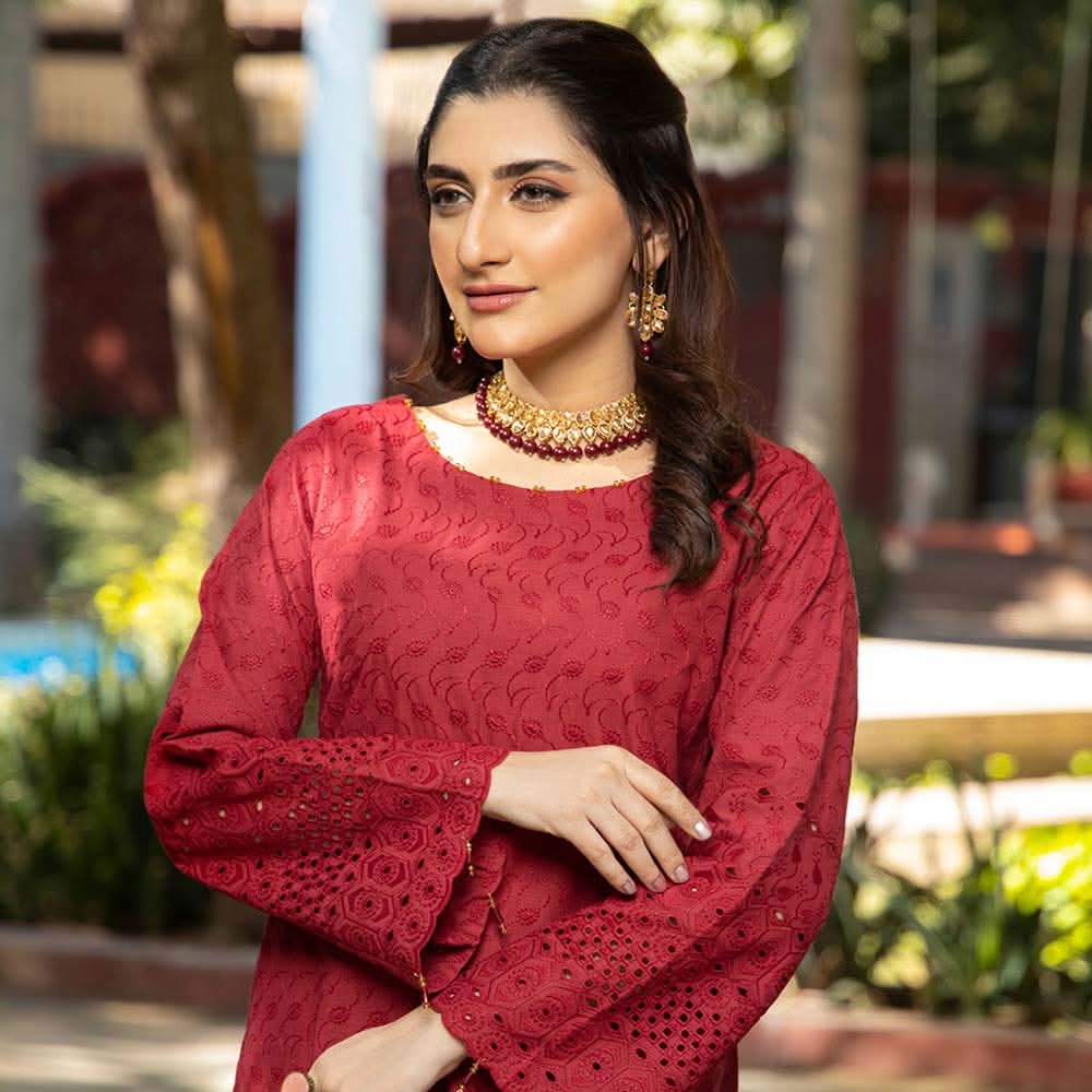 Schick Jaza Schiffli Embroidered Unstitched 2Pcs Suit V-4, Women, 2Pcs Shalwar Suit, MI Creation, Chase Value