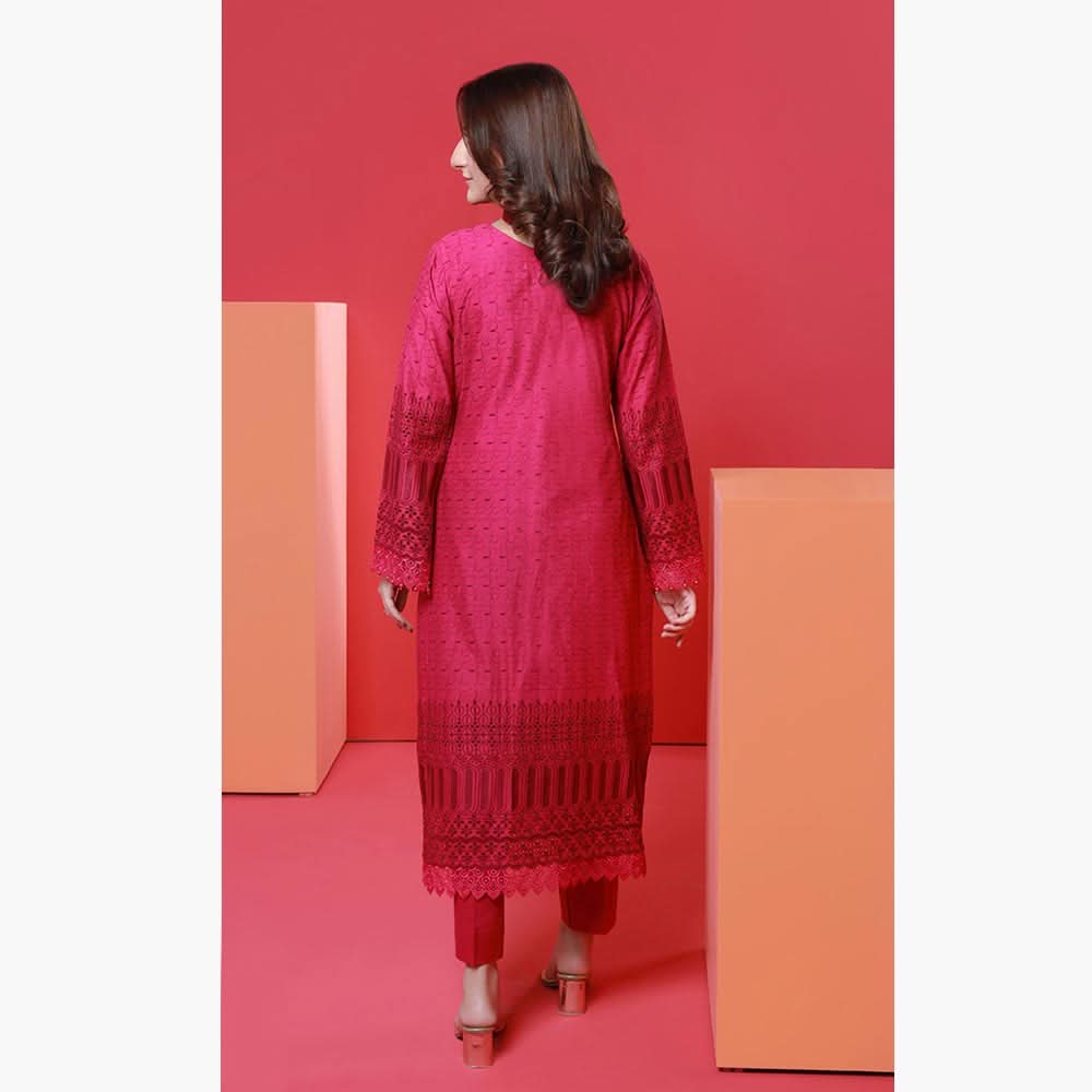 Jaza Schiffli Emroidered Lawn 2Pcs Unstitched Suit - 3, Women, 2Pcs Shalwar Suit, Mi Creation, Chase Value