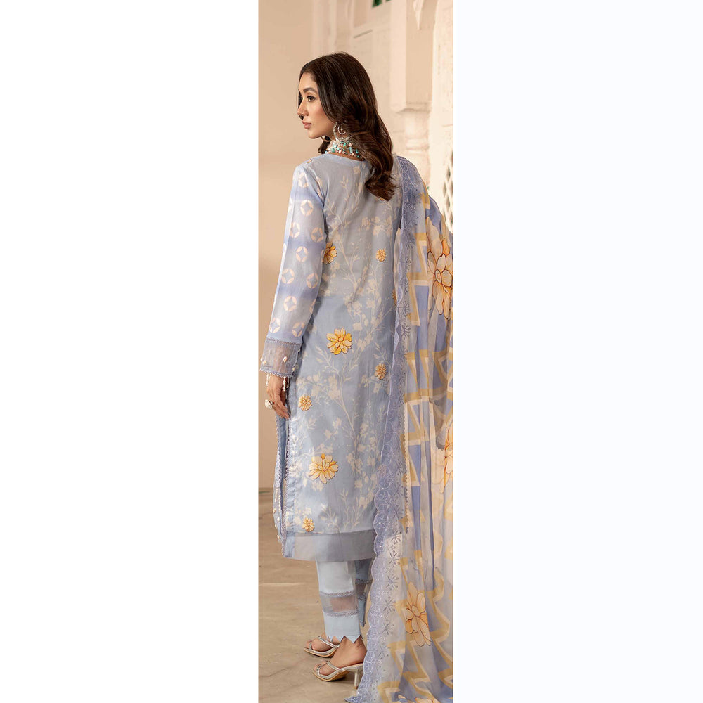 Sunshine Bloom By Al Zohaib Lawn Premium Unstitched 3 Pcs Suit - 3, Women, 3Pcs Shalwar Suit, Al-Zohaib Textiles, Chase Value