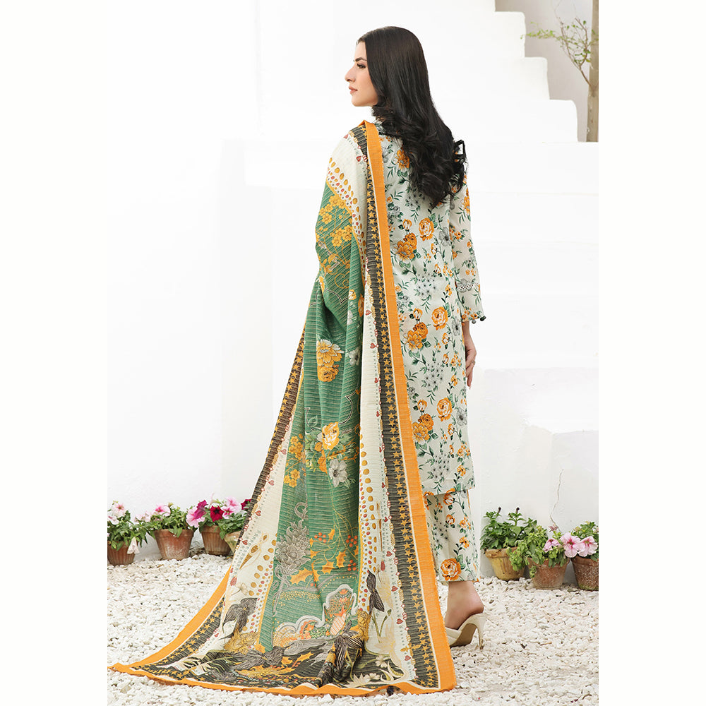Bin Hameed Shalizeh Lawn Printed CO-Ords Unstitched 3Pcs Suit - 3, Women, 3Pcs Shalwar Suit, Rana Arts, Chase Value