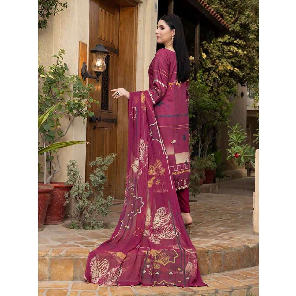 Schick Tulsi Chikankari Embroidered Un-stitched 3pcs Suit - 7, Women, 3Pcs Shalwar Suit, MI Creation, Chase Value
