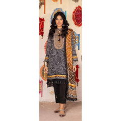 Monsoon Digital Printed Lawn Suit 3 Pes V-1 - 11