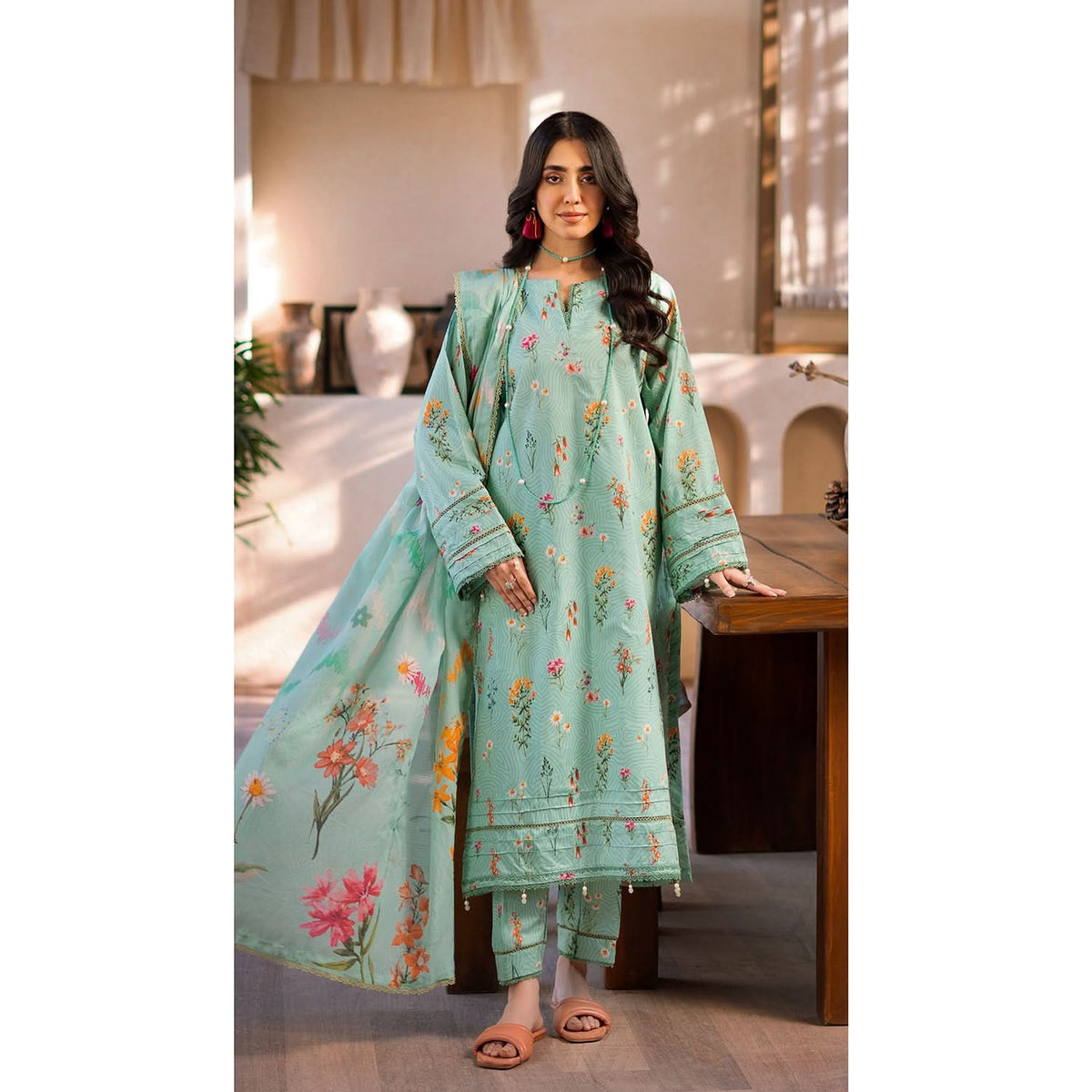 Al Zohaib Coco Popup Lawn 3 Piece Unstitched Suit - 3, Women, 3Pcs Shalwar Suit, Al-Zohaib Textiles, Chase Value