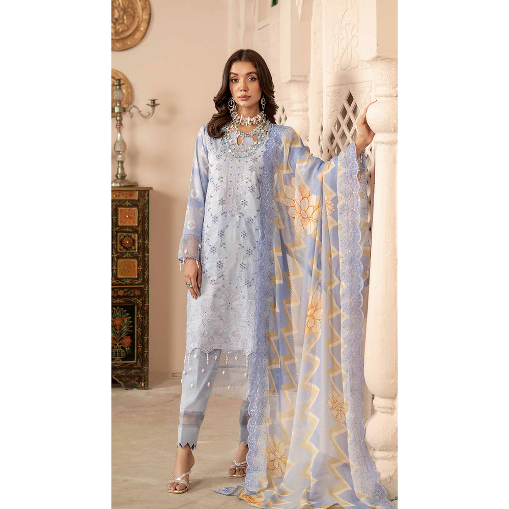Sunshine Bloom By Al Zohaib Lawn Premium Unstitched 3 Pcs Suit - 3, Women, 3Pcs Shalwar Suit, Al-Zohaib Textiles, Chase Value