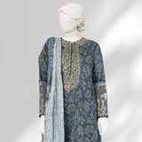 Panjnad By J. Lawn Embroidered 3 Piece Unstitched - 1270-A, Women, 3Pcs Shalwar Suit, Junaid Jamshed, Chase Value