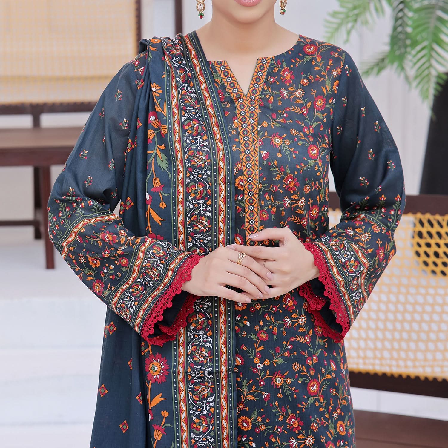 Ayesha Alishba By VS Textile Printed Lawn Unstitched 3Pcs Suit - 598, Women, 3Pcs Shalwar Suit, VS Textile, Chase Value