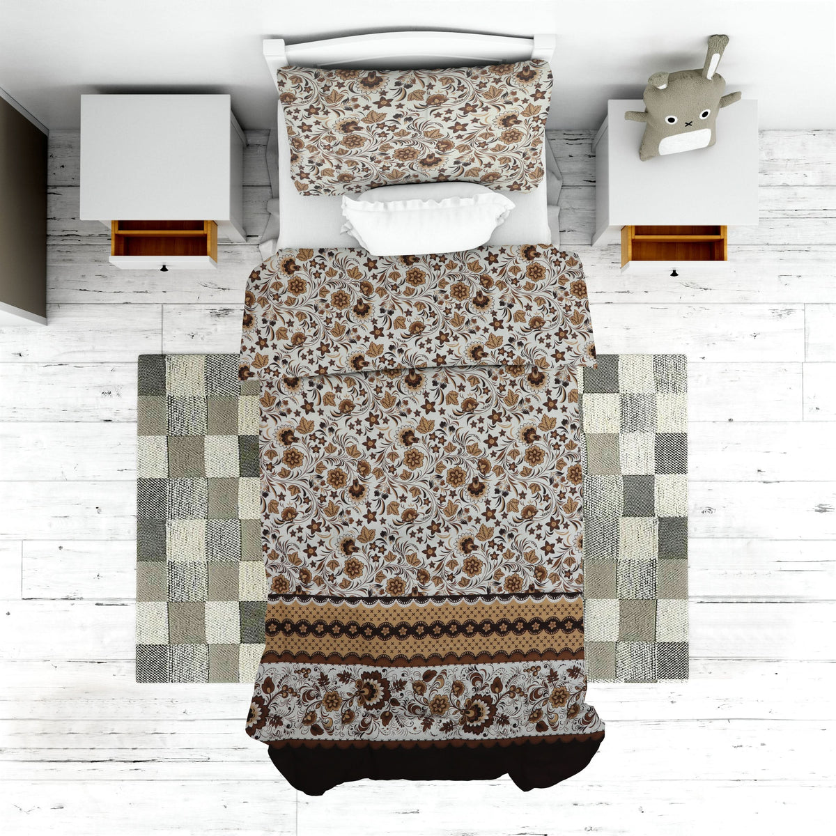 Single Bed Sheet - C, Single Size Bed Sheet, Chase Value, Chase Value